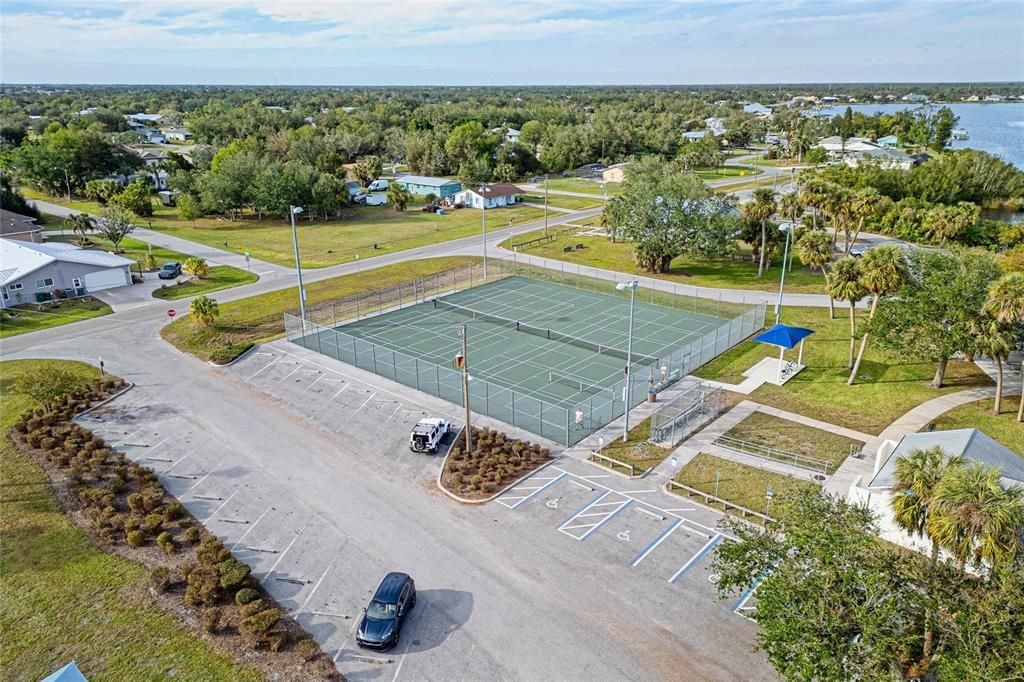 Harbour Heights Park community Pickleball court