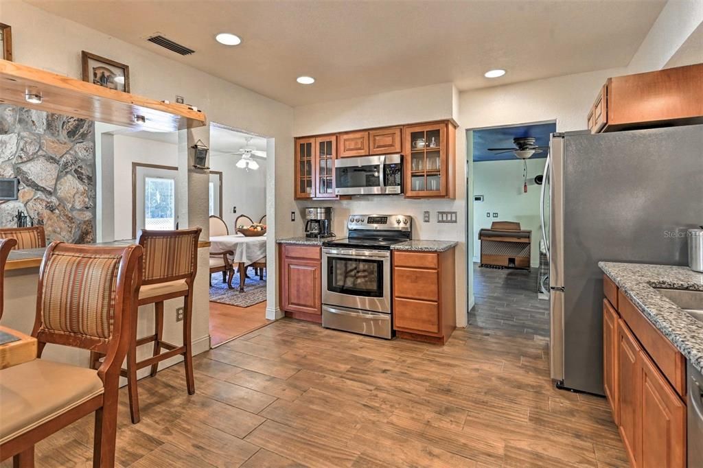 Ceiling to floor updated kitchen