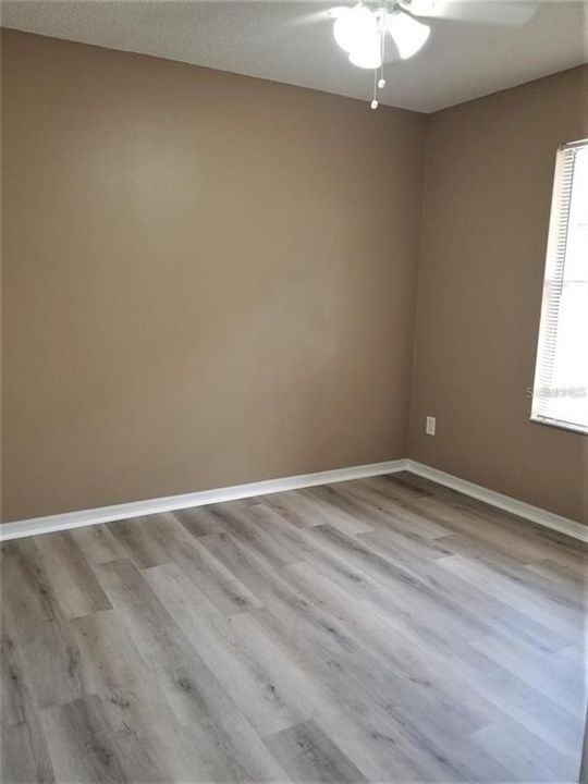 Bedroom 3 New Flooring and fan/light!