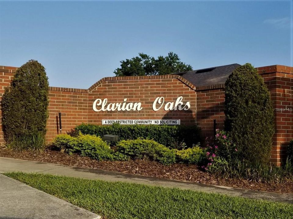 Clarion Oaks subdivision