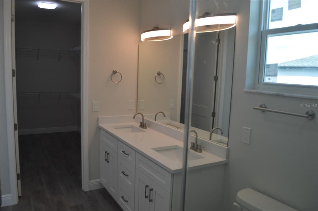 Upstairs master bathroom