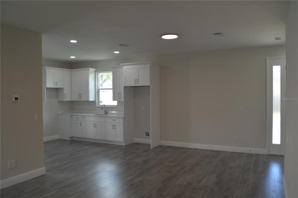 Downstairs living area