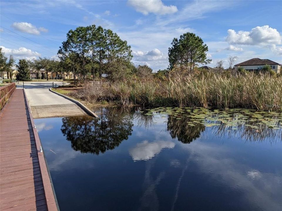 community boat ramp onto Lake Hancock