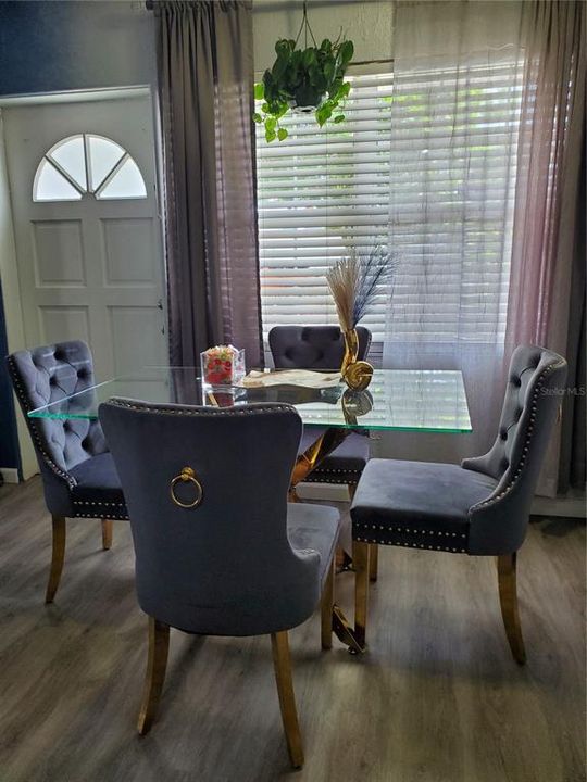 Elegant dining room in the main living area.