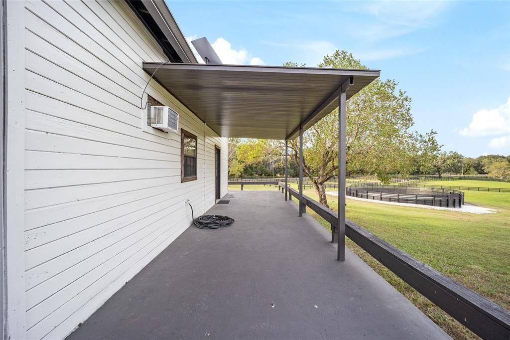 Barn apartment deck