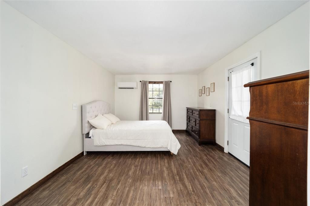 Barn apartment bedroom