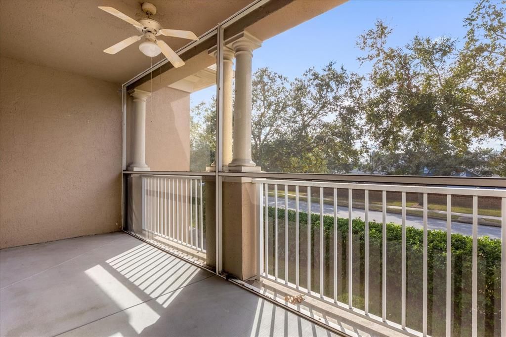 Huge  Screened Balcony!