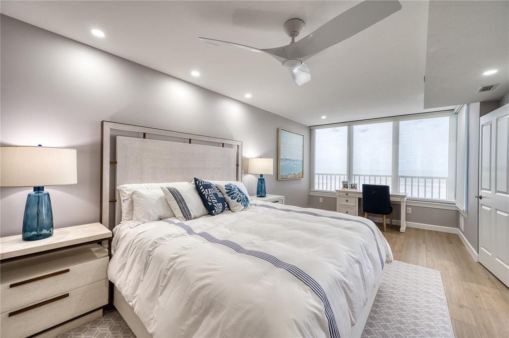 Ceiling fans in all bedrooms