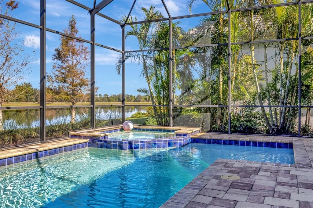 Pool and Spa Overlooks Ritz Carlton Golf Course