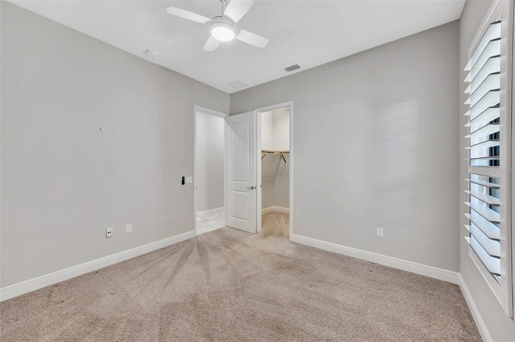 Third Bedroom with large walk-in closet