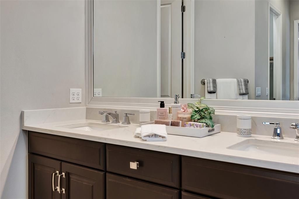 Primary Bath with beautiful tiles