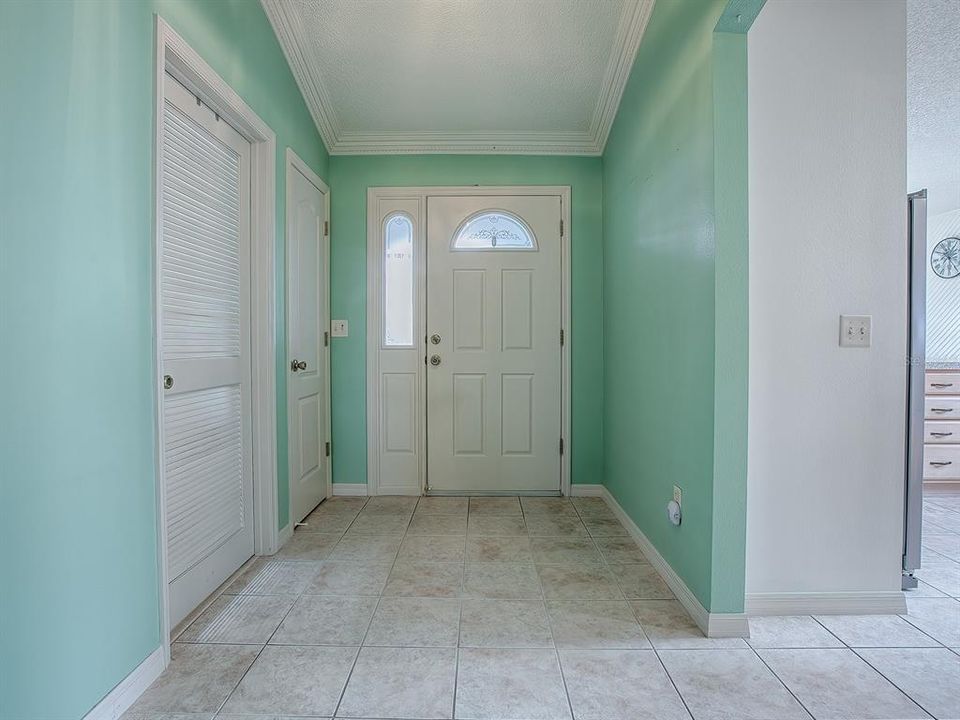 Foyer with Coat Closet