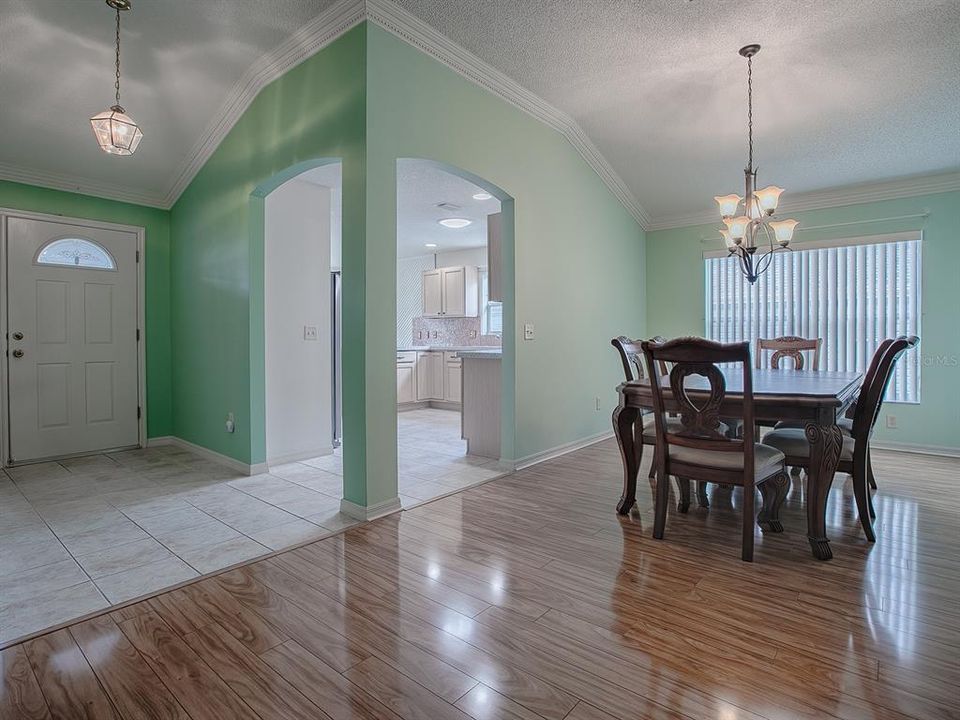 Dining Room Looking into Kitchen