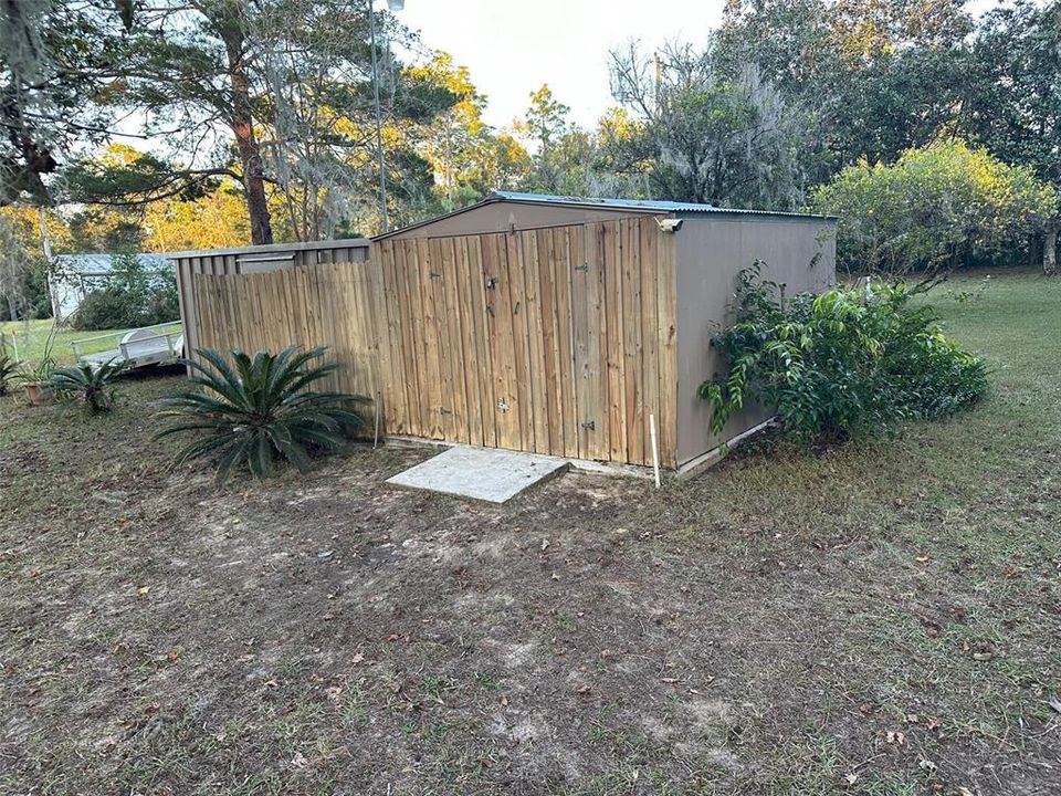 2 Sheds located in backyard