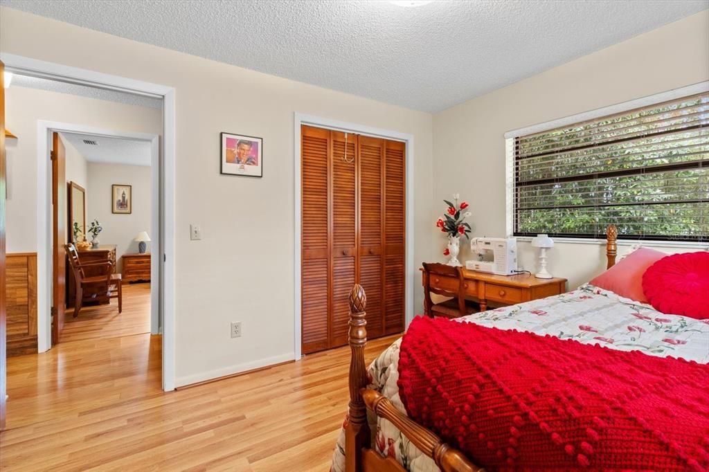 Bedroom 3 w/ Double BiFold Closet Door