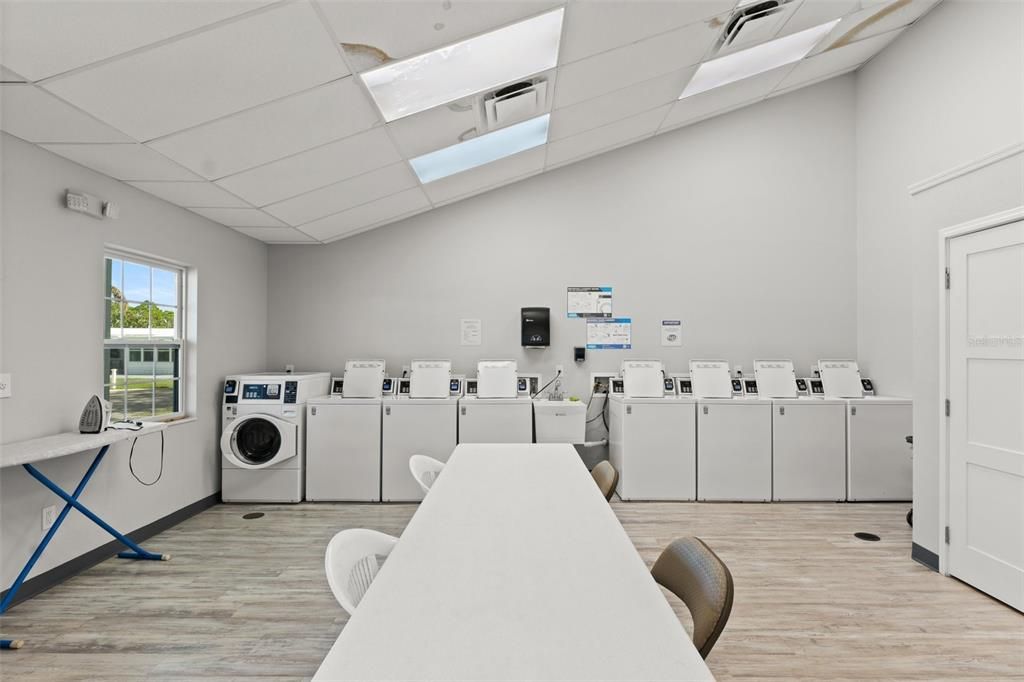 Amenities building - laundry