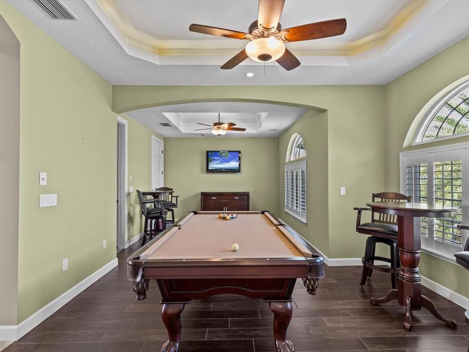 billiards room