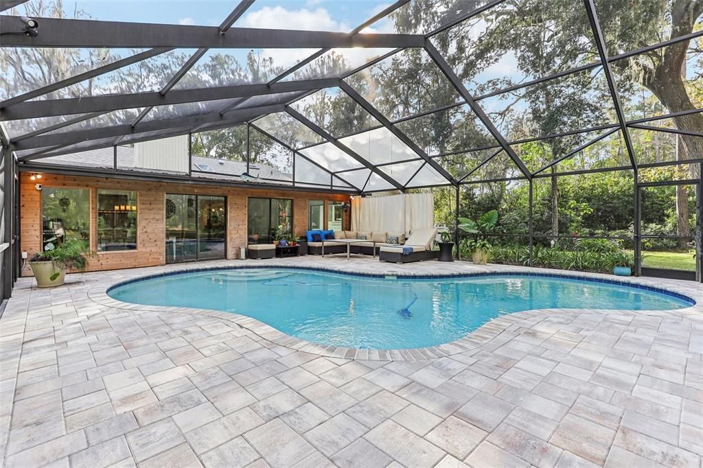 Gorgeous Outdoor Living Space and Pool