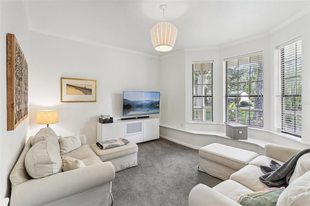 Sitting area/ TV Room off the front door