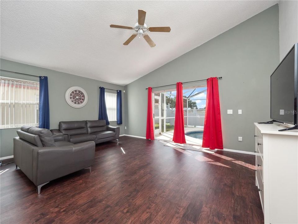 Spacious Family Room beside kitchen