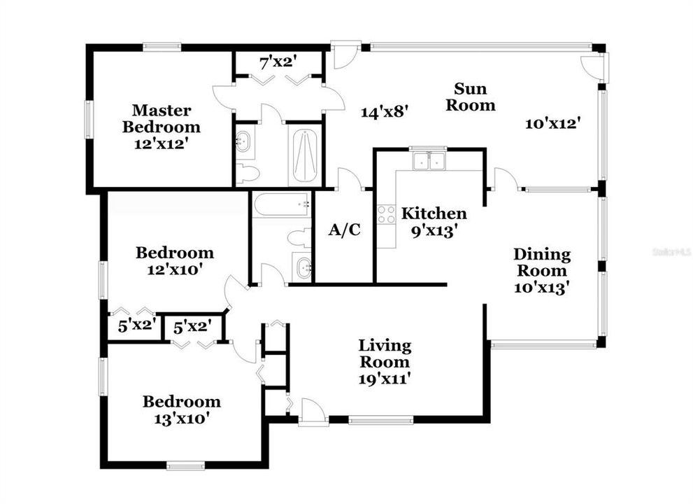 For Rent: $2,420 (3 beds, 2 baths, 1408 Square Feet)