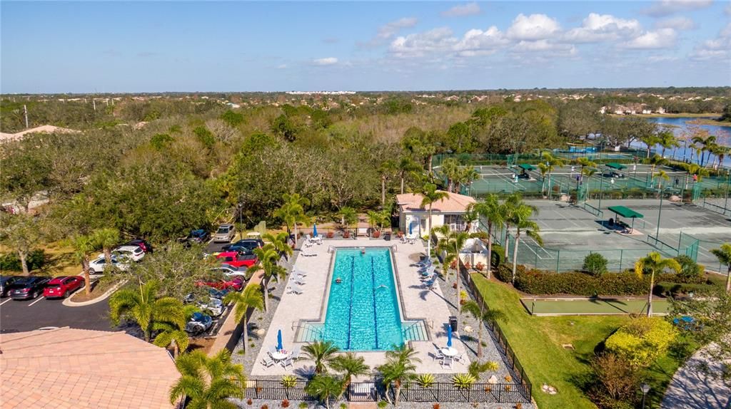 geothermal heated lap pool