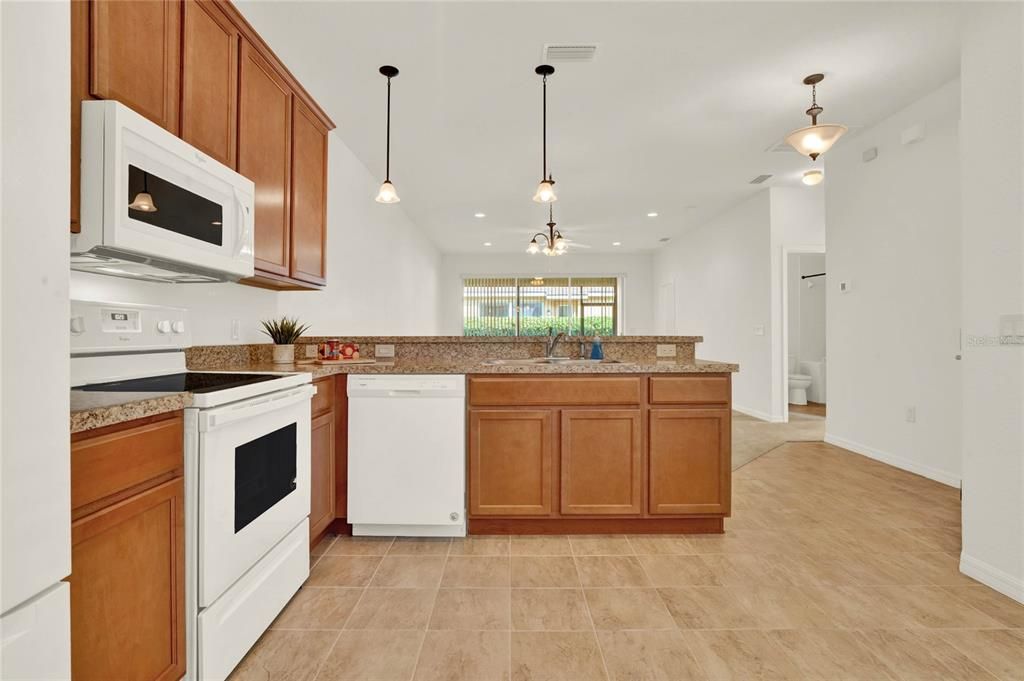 High Ceilings and Tile Flooring