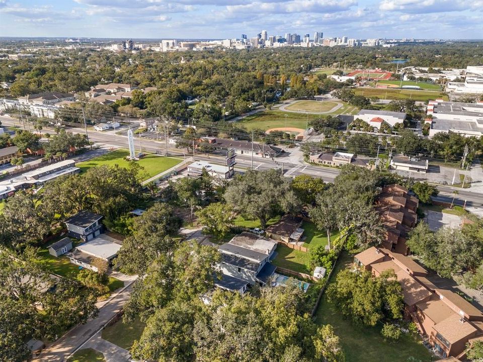 Aerial view of the community