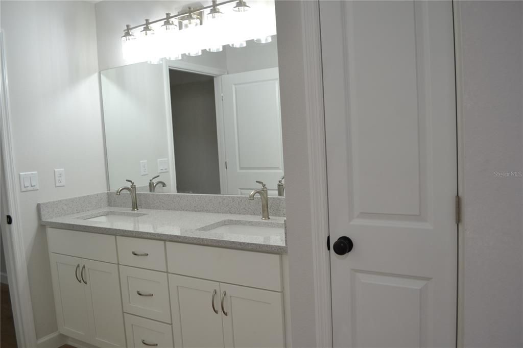 DUAL SINKS, LINEN CLOSET