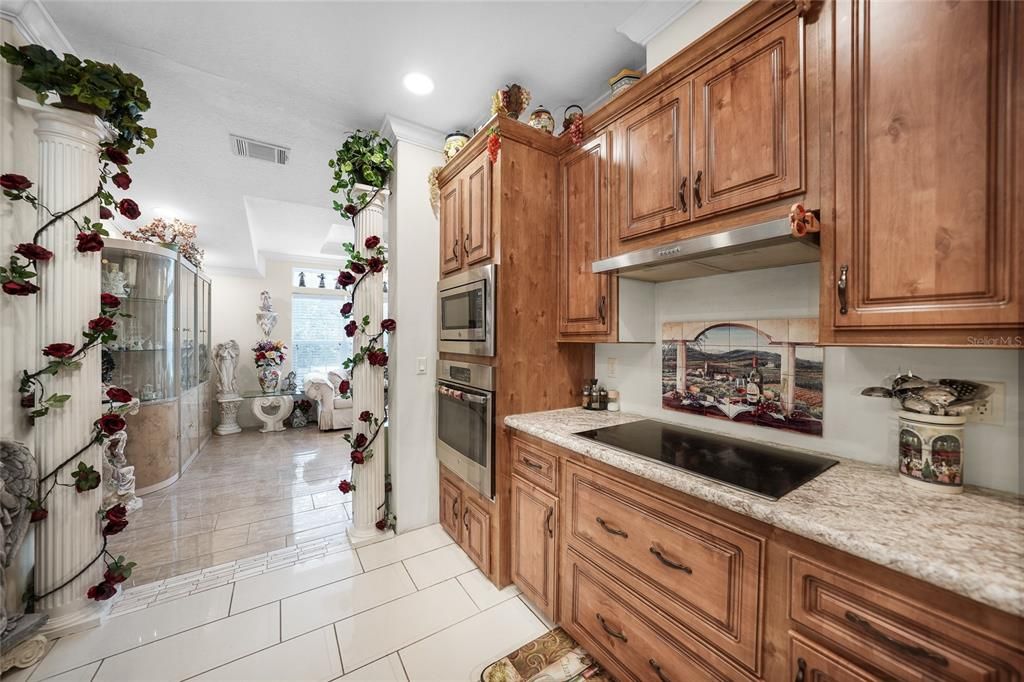 Kitchen entryway to Formal Living Room