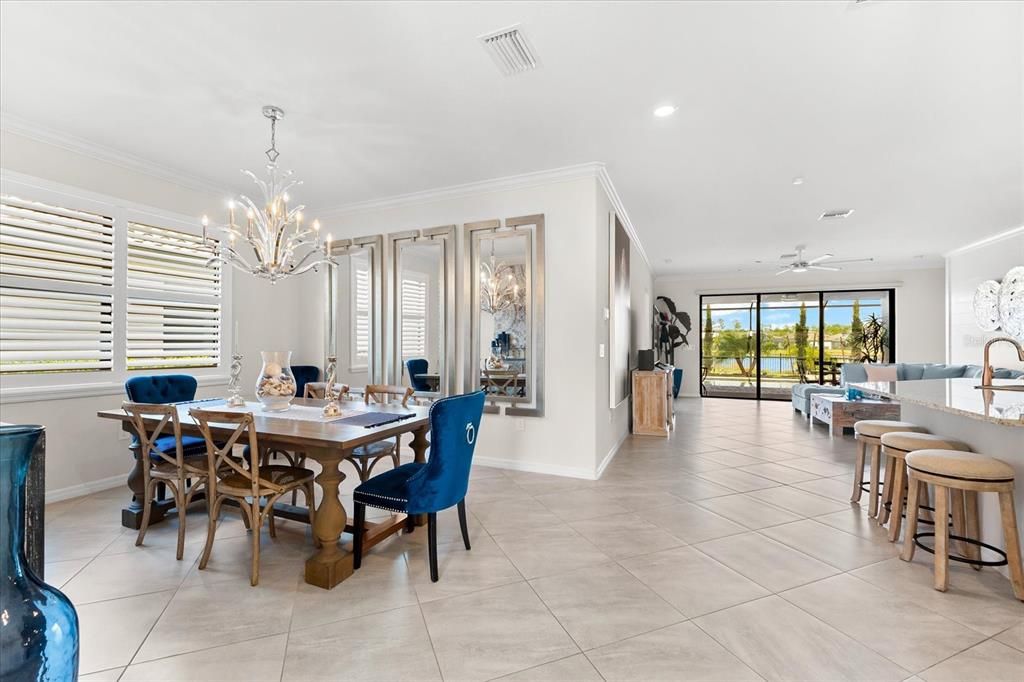 Dining Room & Kitchen.