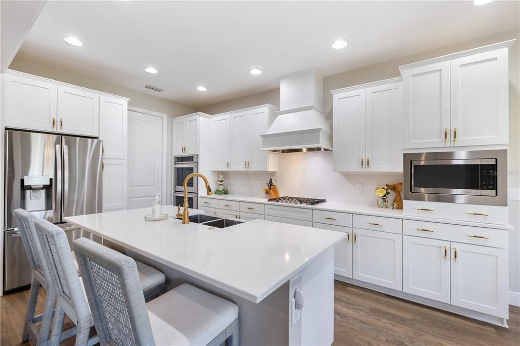 Kitchen with Walk-In Pantry Door Closed