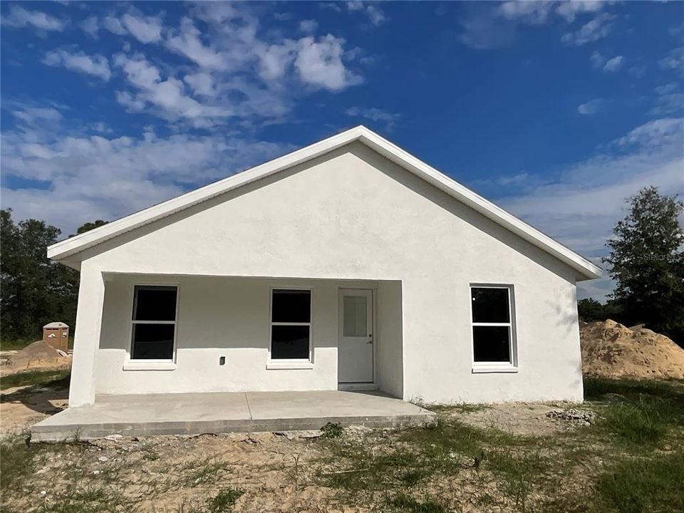 Exterior Back Porch