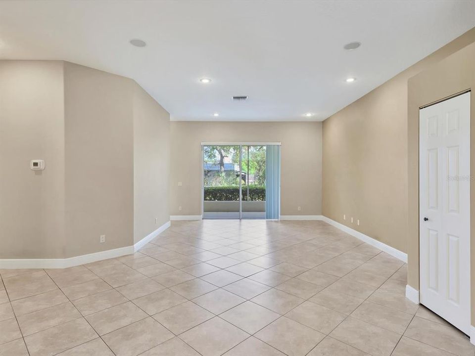 Living room with access to Lanai