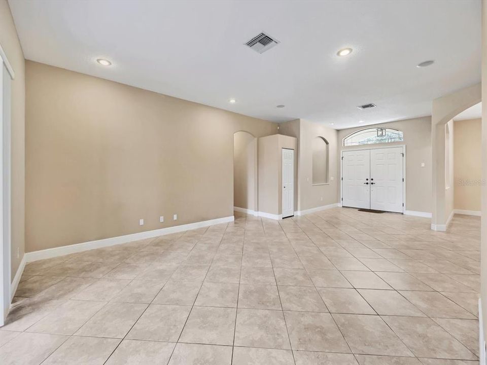 Coat closet in Foyer