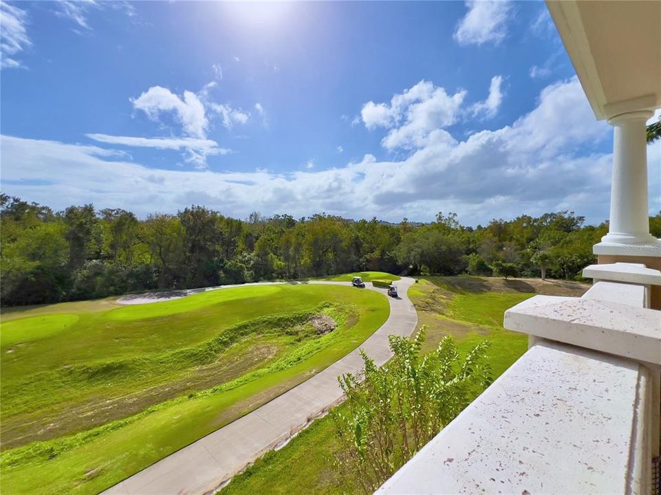 Balcony view of Golf Course