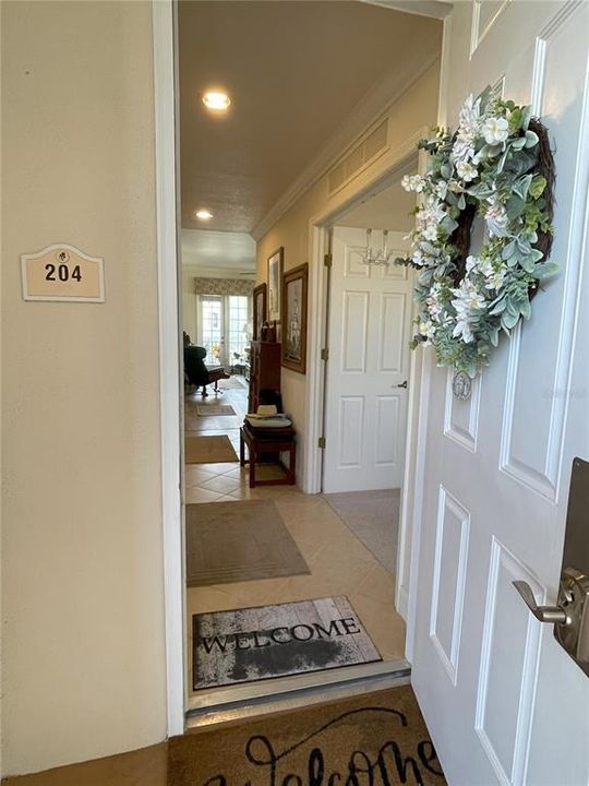 Entry with 8' front door