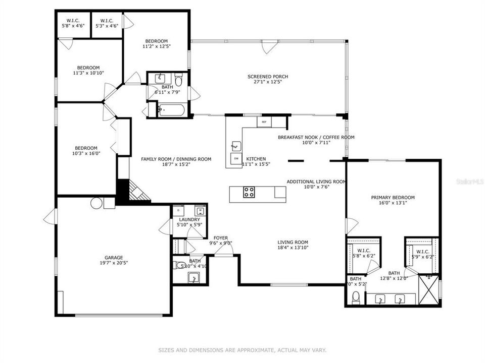 На продажу: $669,900 (4 спален, 2 ванн, 2100 Квадратных фут)