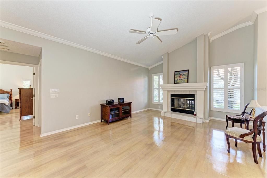 Large Family Room open to the kitchen