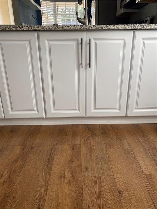 Extra cabinet space in dining area