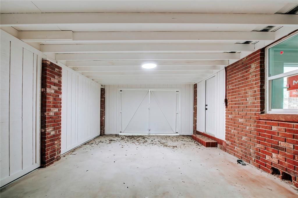 Interior of Garage