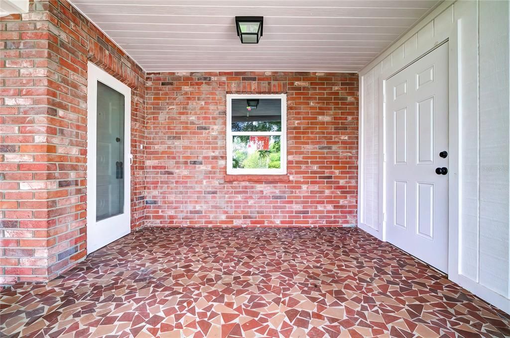 Front Porch / Garage Service Door