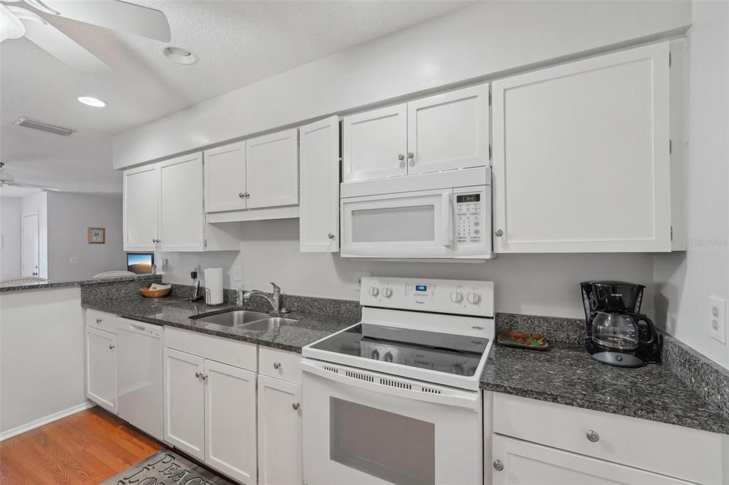 Granite in kitchen