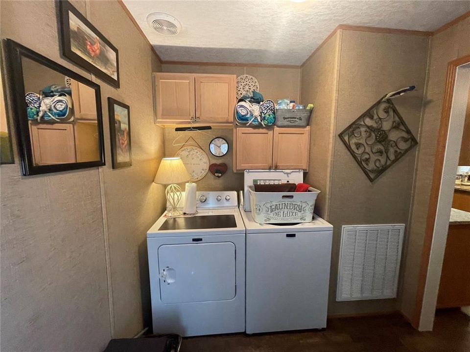 Inside Laundry Room off the Kitchen