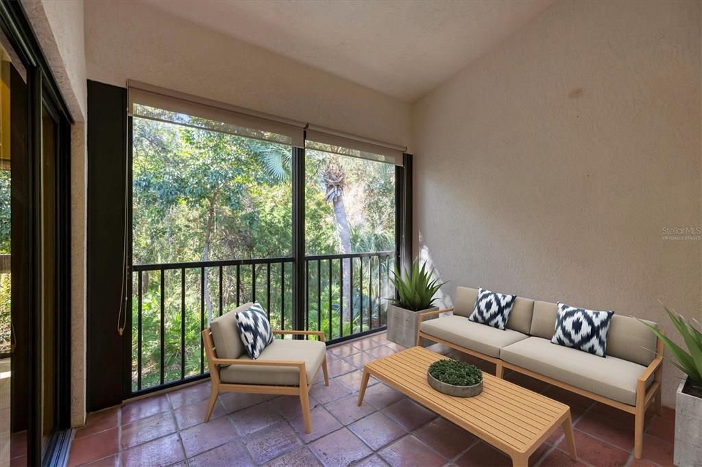 Virtually Staged- Outdoor Balcony