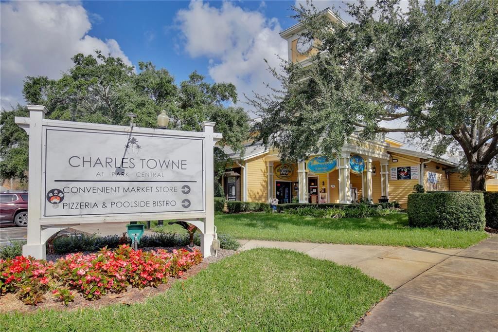 Entrance into Charles Towne neighborhood