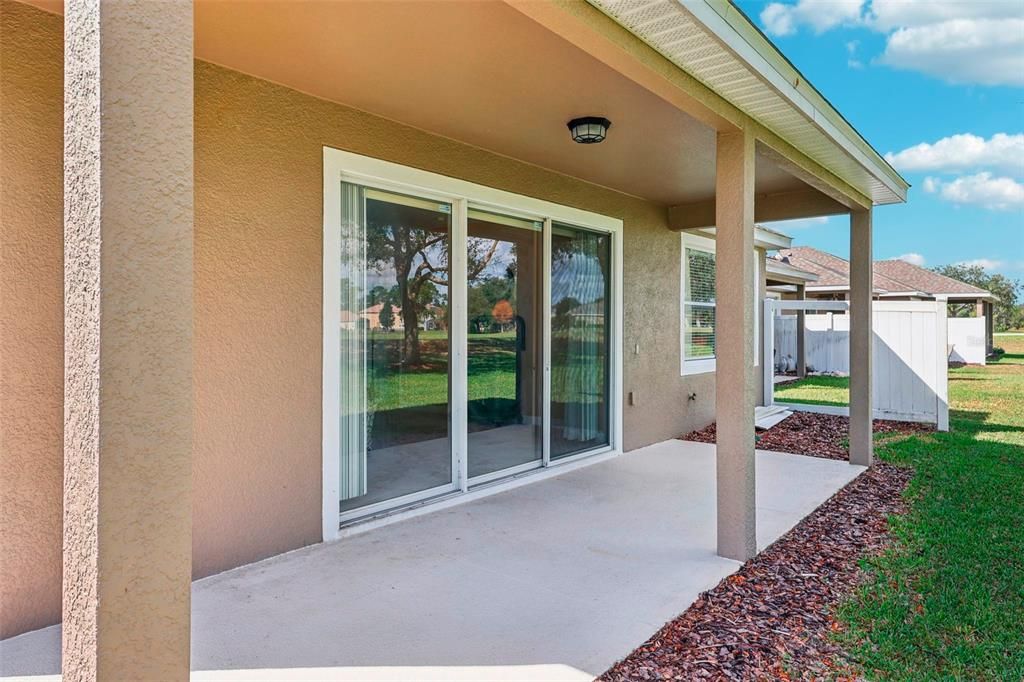 Covered patio