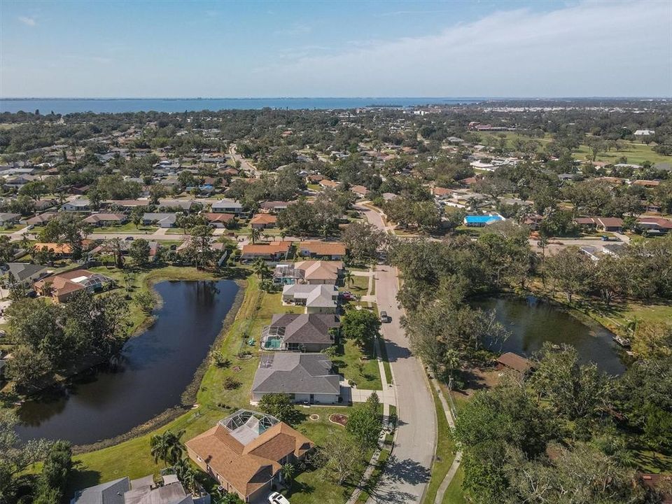 Aerial photo of the community