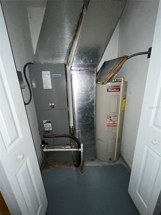 2008 Hot water heater and HVAC