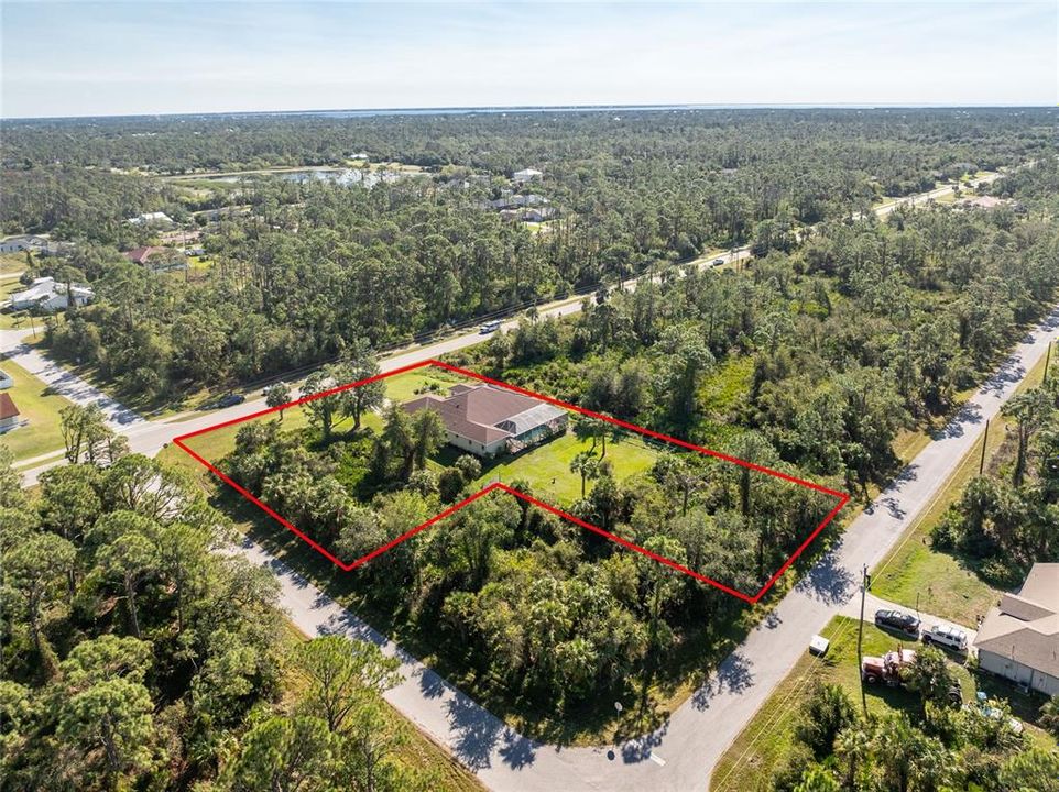 3/4 acre to keep private or expand to cater to your need